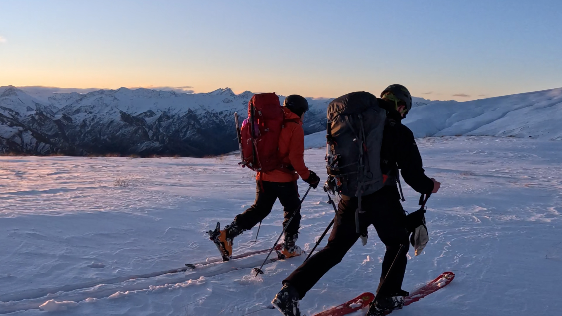 ski touring the mahu whenua